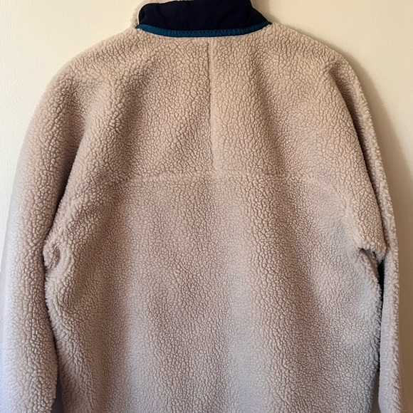 Patagonia Classic Retro X Natural Color Deep Pile Jacket Unisex XL NWOT - Picture 2 of 5